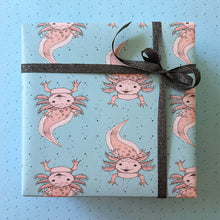 Load image into Gallery viewer, Axolotl Wrapping Paper and Tags
