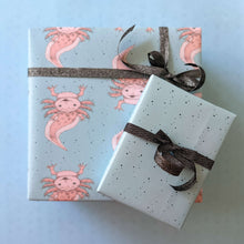 Load image into Gallery viewer, Axolotl Wrapping Paper and Tags
