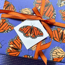 Load image into Gallery viewer, Monarch Butterfly Wrapping Paper and Tags
