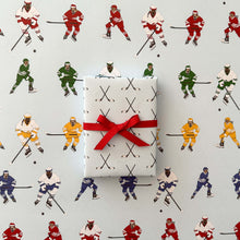 Load image into Gallery viewer, Hockey Wrapping Paper and Tags
