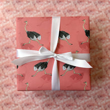 Load image into Gallery viewer, Ostrich Wrapping Paper and Tags
