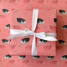 Load image into Gallery viewer, Ostrich Wrapping Paper and Tags
