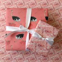 Load image into Gallery viewer, Ostrich Wrapping Paper and Tags
