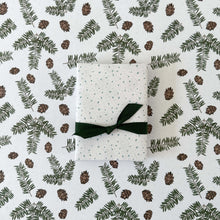 Load image into Gallery viewer, Pine Cone Wrapping Paper and Tags
