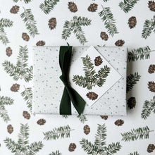 Load image into Gallery viewer, Pine Cone Wrapping Paper and Tags
