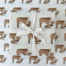 Load image into Gallery viewer, Reindeer Wrapping Paper and Tags
