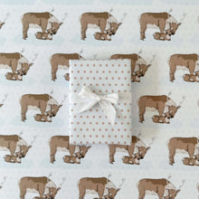 Load image into Gallery viewer, Reindeer Wrapping Paper and Tags
