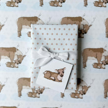 Load image into Gallery viewer, Reindeer Wrapping Paper and Tags
