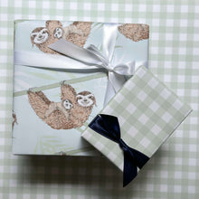Load image into Gallery viewer, Sloth Wrapping Paper
