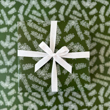 Load image into Gallery viewer, White Hemlock Wrapping Paper and Tags
