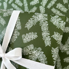 Load image into Gallery viewer, White Hemlock Wrapping Paper and Tags
