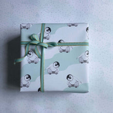 Load image into Gallery viewer, Baby Penguin Wrapping Paper and Tags
