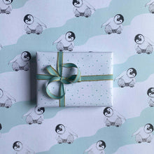 Load image into Gallery viewer, Baby Penguin Wrapping Paper and Tags
