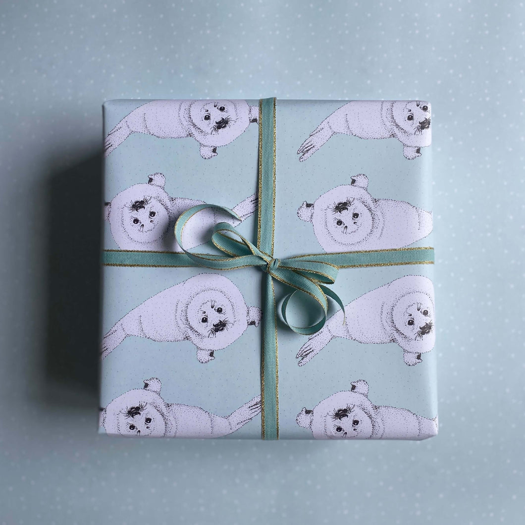 Baby Seal Wrapping Paper and Tags