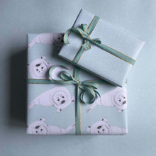 Load image into Gallery viewer, Baby Seal Wrapping Paper and Tags
