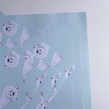 Load image into Gallery viewer, Baby Seal Wrapping Paper and Tags
