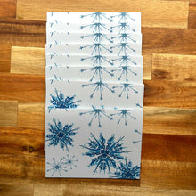 Load image into Gallery viewer, Blue Snowflake Card Set
