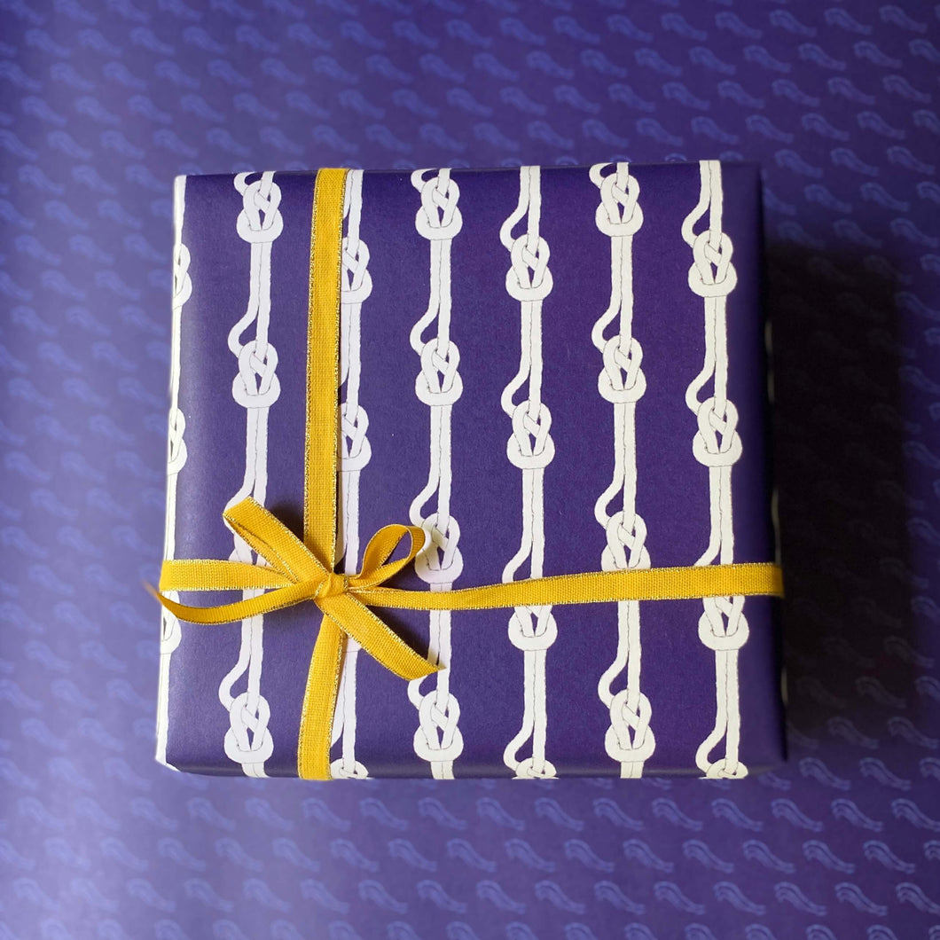 Bowline Knot Wrapping Paper