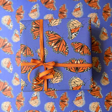 Load image into Gallery viewer, Monarch Butterfly Wrapping Paper and Tags
