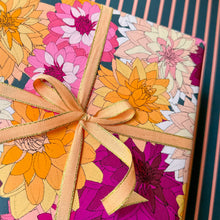 Load image into Gallery viewer, Dahlias Wrapping Paper
