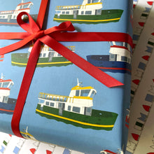 Load image into Gallery viewer, Ferry Boat Wrapping Paper
