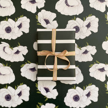 Load image into Gallery viewer, White Anemone Wrapping Paper

