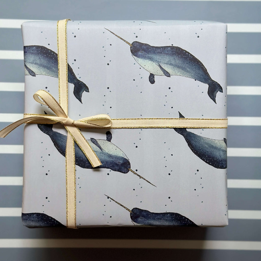 Narwhal Wrapping Paper