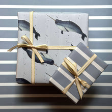 Load image into Gallery viewer, Narwhal Wrapping Paper
