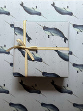 Load image into Gallery viewer, Narwhal Wrapping Paper
