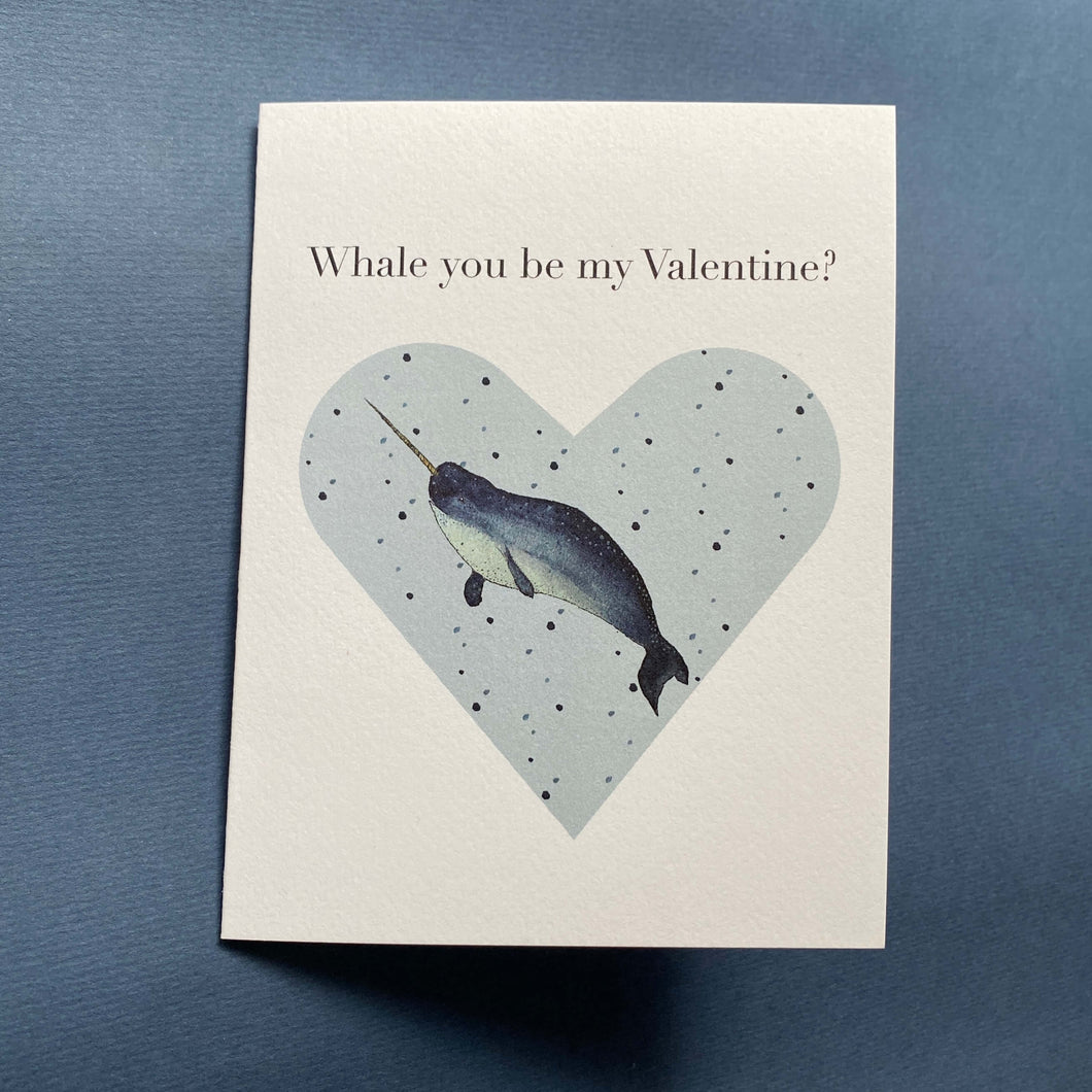 Narwhal Valentine Cards