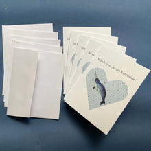 Load image into Gallery viewer, Narwhal Valentine Cards
