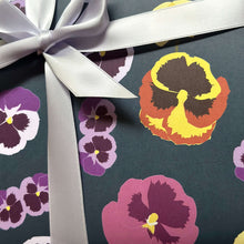 Load image into Gallery viewer, Pansy Wrapping Paper
