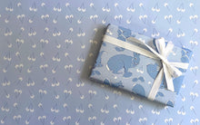 Load image into Gallery viewer, Rabbit Wonders Wrapping Paper - Blue
