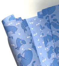 Load image into Gallery viewer, Rabbit Wonders Wrapping Paper - Blue
