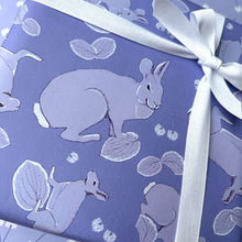 Load image into Gallery viewer, Rabbit Wonders Wrapping Paper - Lavender
