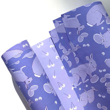 Load image into Gallery viewer, Rabbit Wonders Wrapping Paper - Lavender
