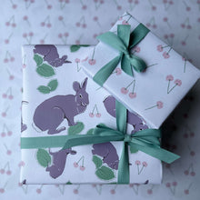 Load image into Gallery viewer, Rabbit Wonders Wrapping Paper - Natural/Brown
