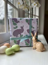 Load image into Gallery viewer, Rabbit Wonders Wrapping Paper - Natural/Brown
